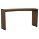 Reclaimed Pine Driftwood Look Medium Brown Console Table